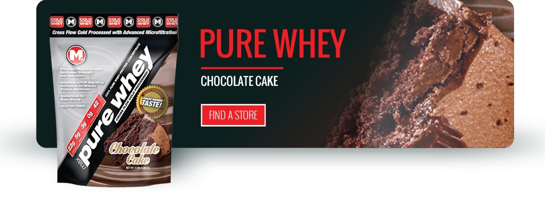 pure whey choc banner