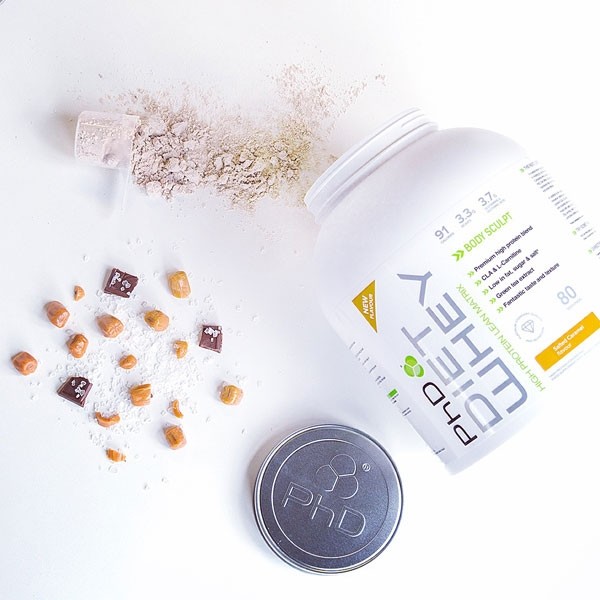 Diet Whey Salted Caramel Flatlay